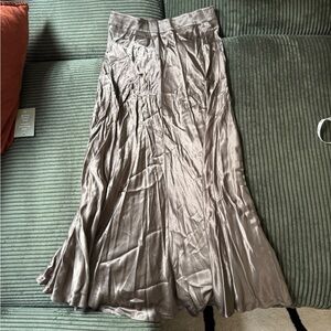 Zara Women's Metallic Maxi Skirt
